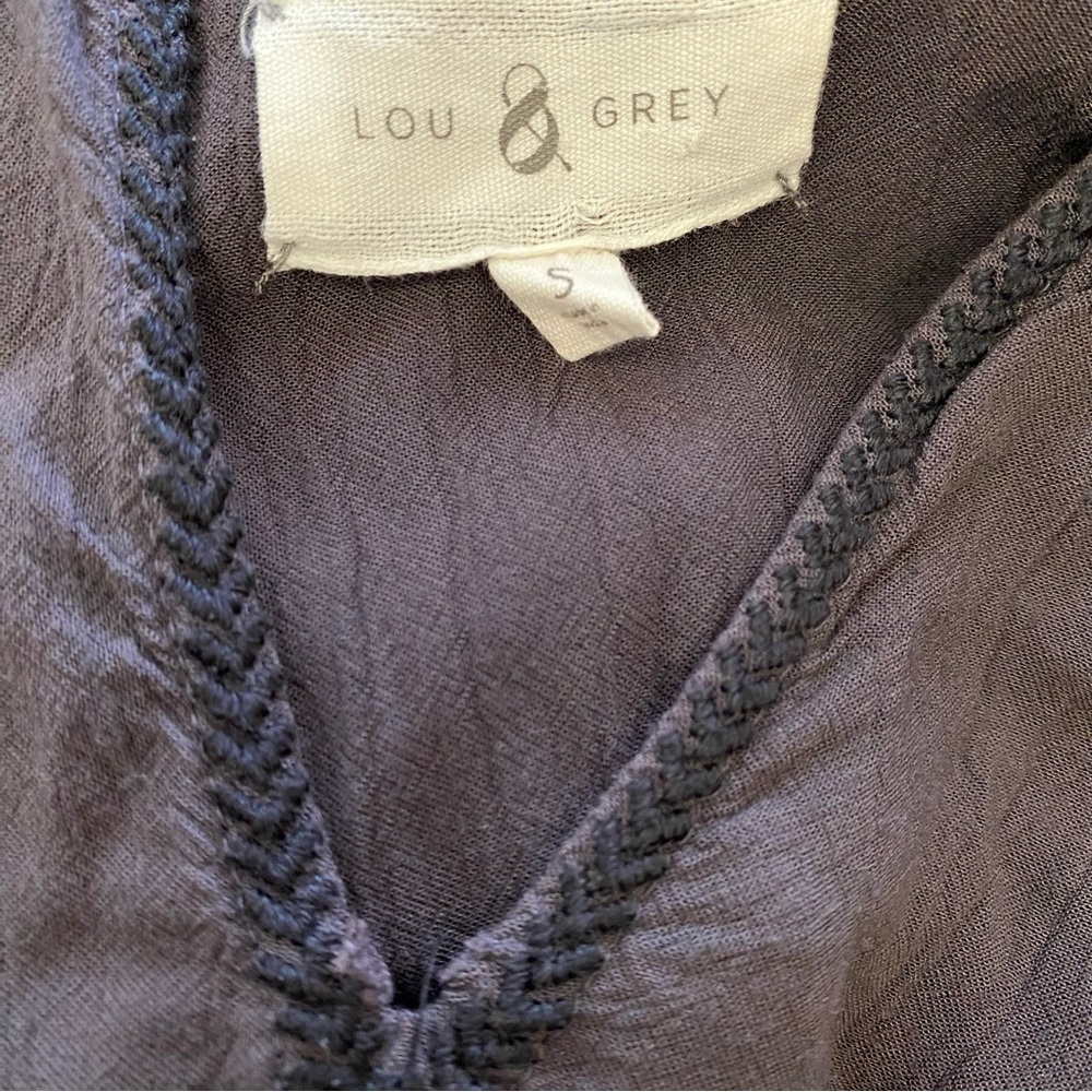 Lou & Grey Dark Gray Aline Casual Dress - Picture 6 of 7